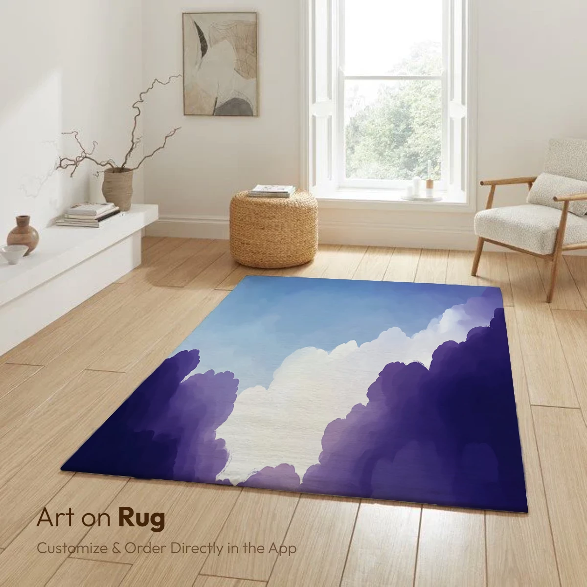 Ethereal Cloudscape: Purple Hues and Soft Light - Image 6