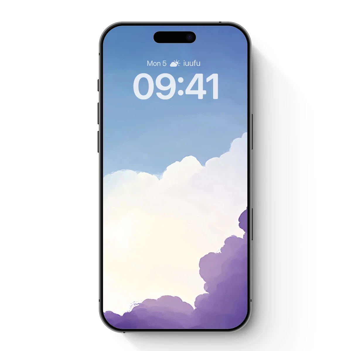 Ethereal Cloudscape: Purple Hues and Soft Light