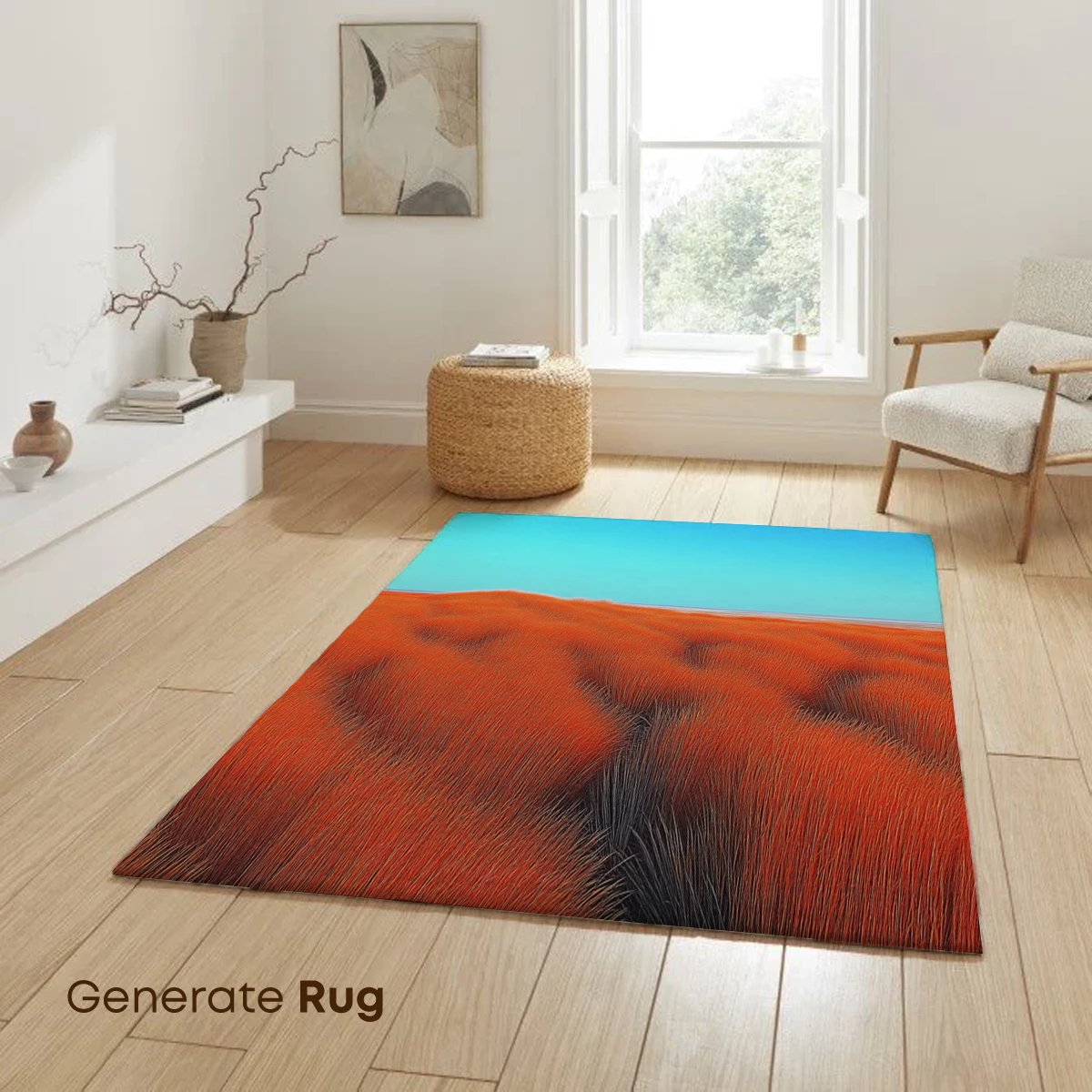 Crimson Dunes: A Surreal Landscape Odyssey - Image 6