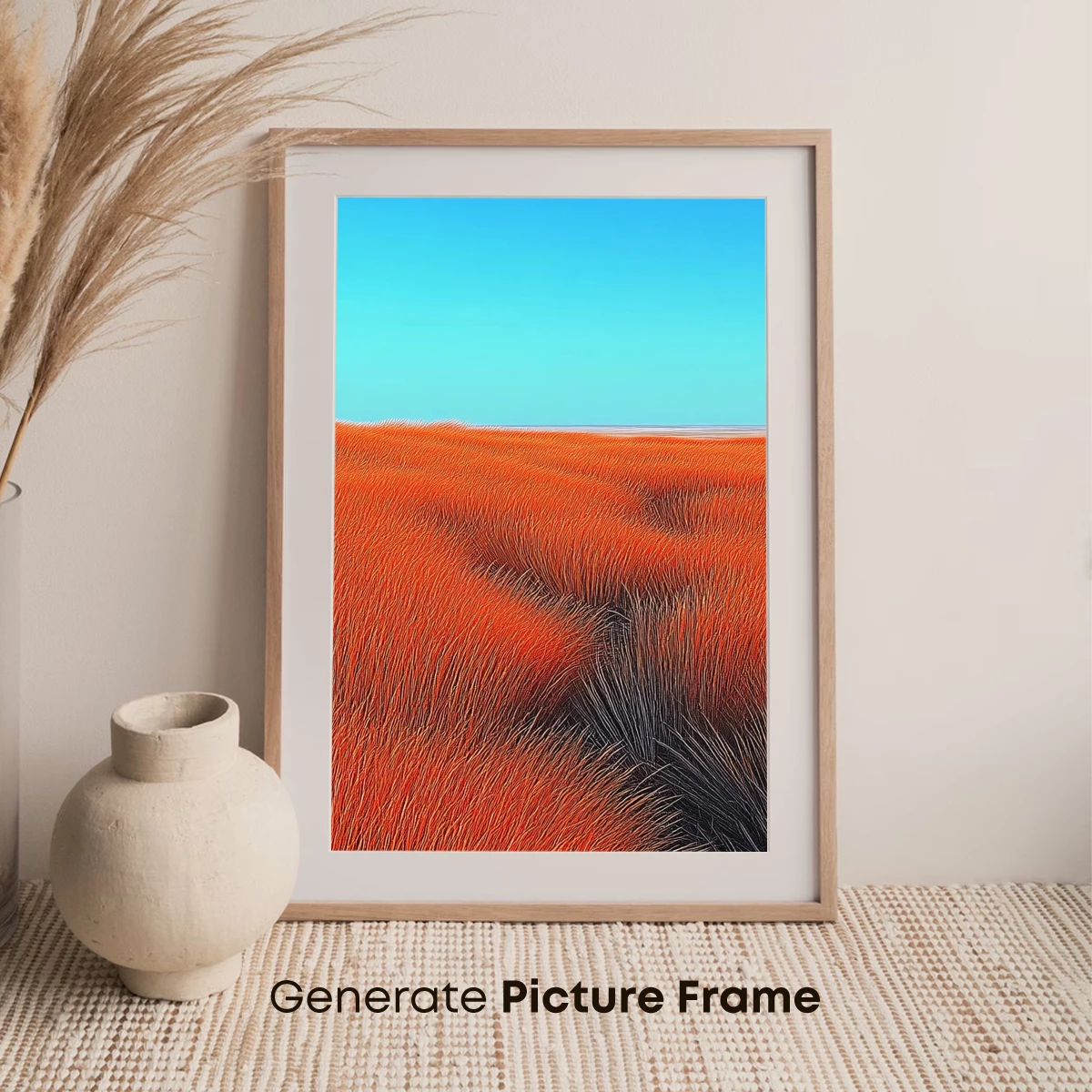 Crimson Dunes: A Surreal Landscape Odyssey - Image 7