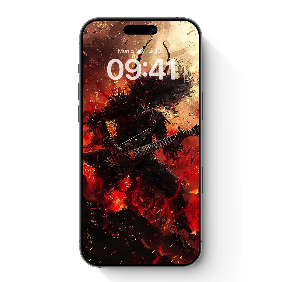 Demon Guitarist: Infernal Riffs in Flames