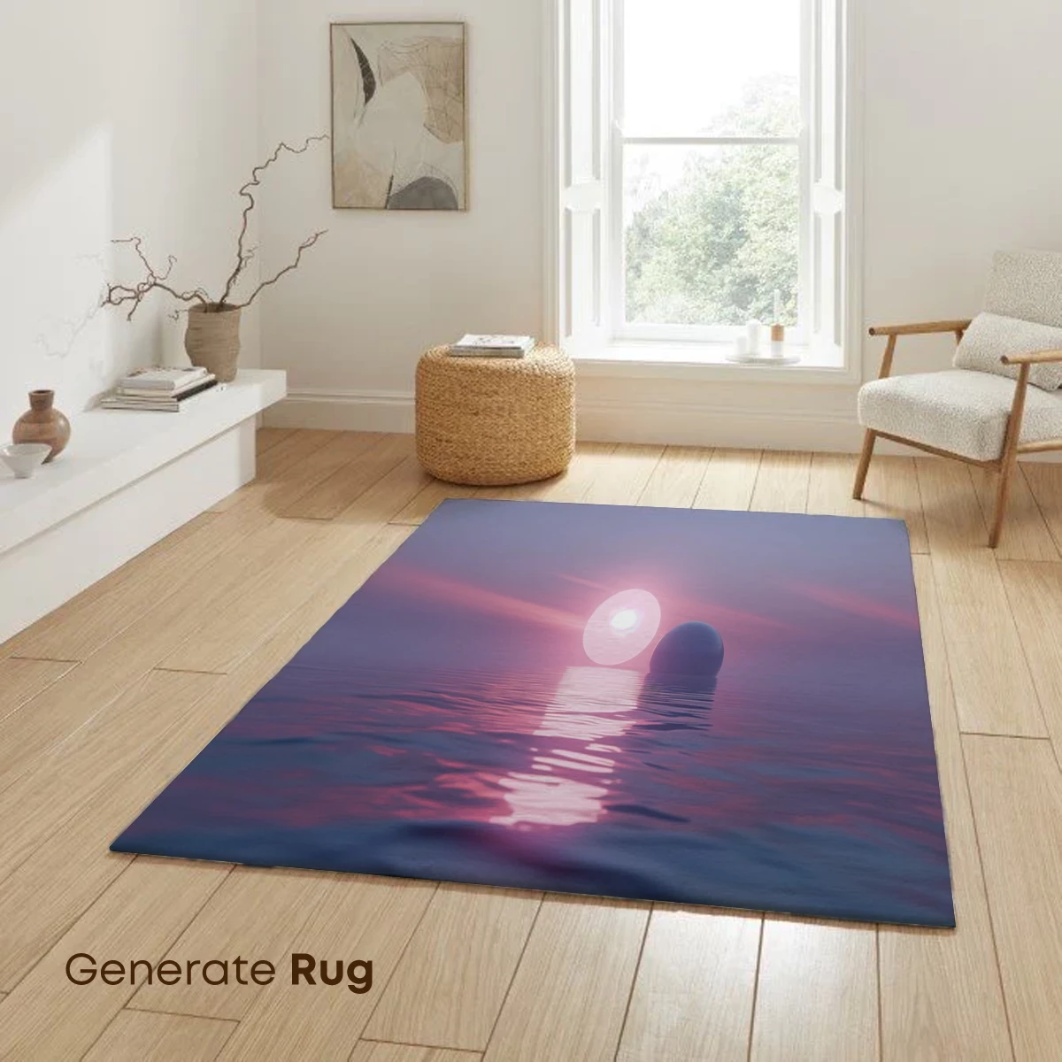 Ethereal Sunset Spheres: A Surreal Horizon - Image 6