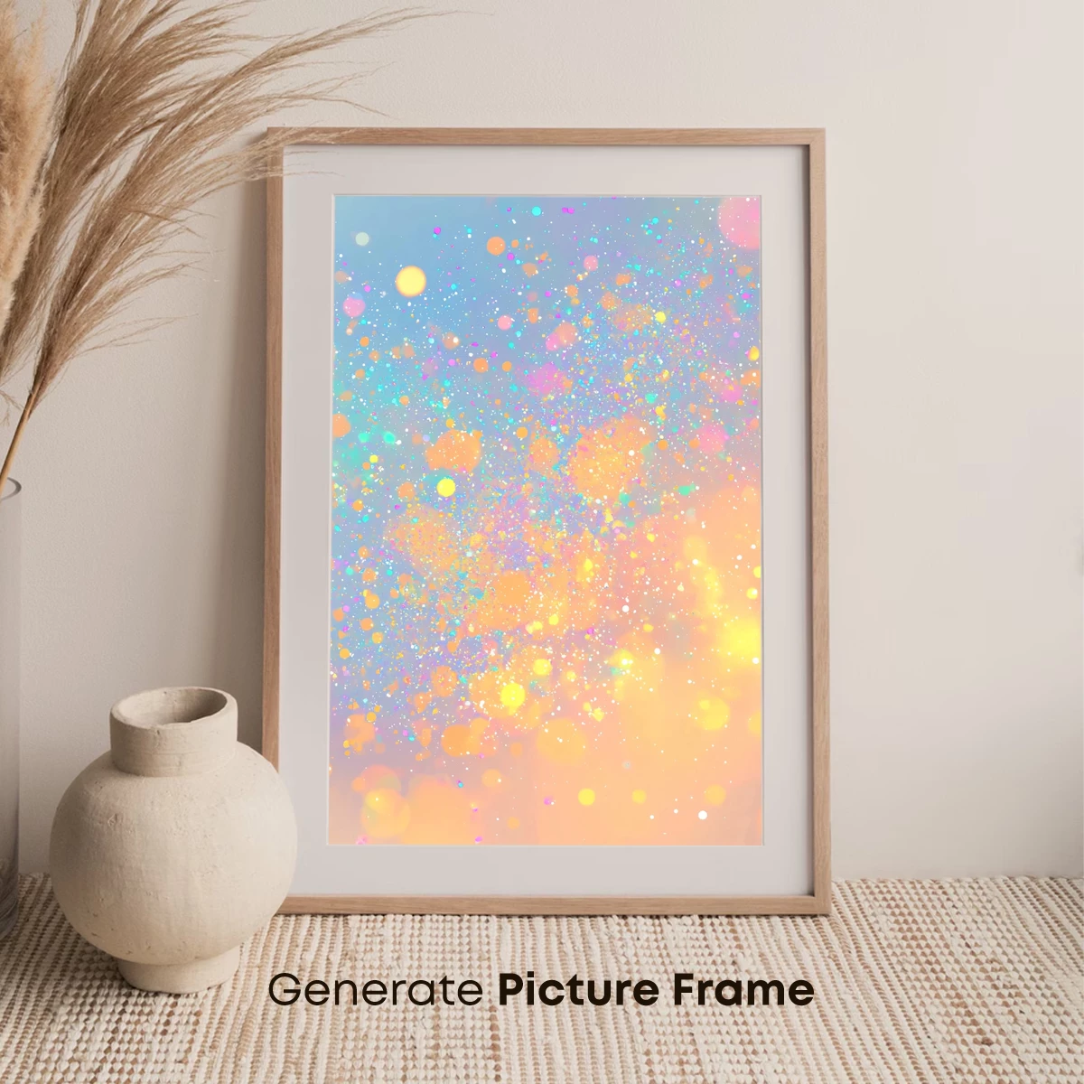 Bokeh Bliss: Ethereal Light Particles Dancing in Pastel Hues - Image 7