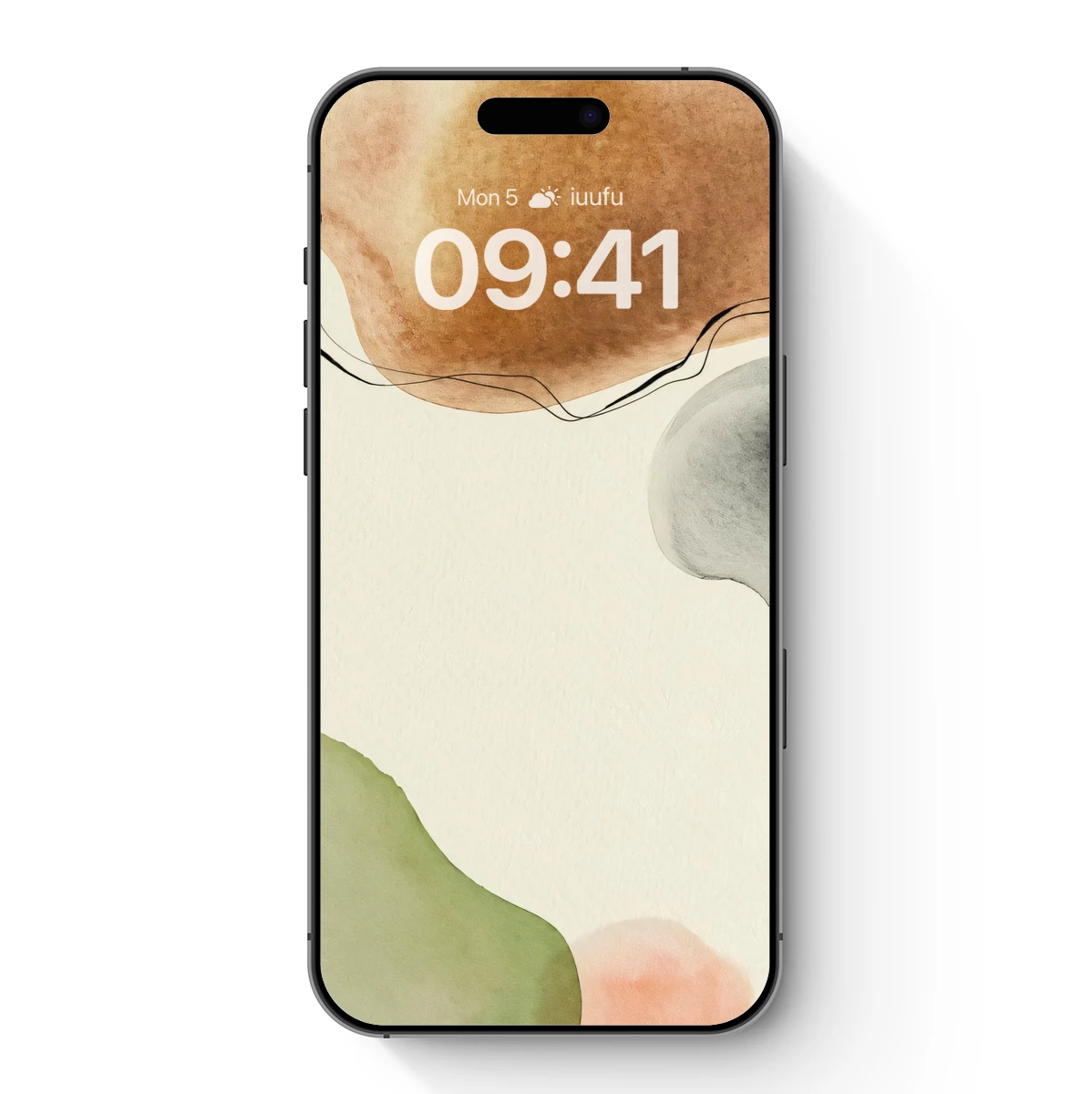 Abstract Watercolor Blooms: Organic Shapes in Harmony