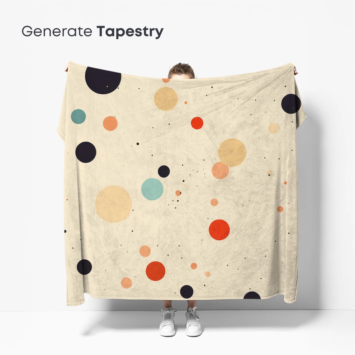 Dot Constellation: Abstract Polka Harmony - Image 5