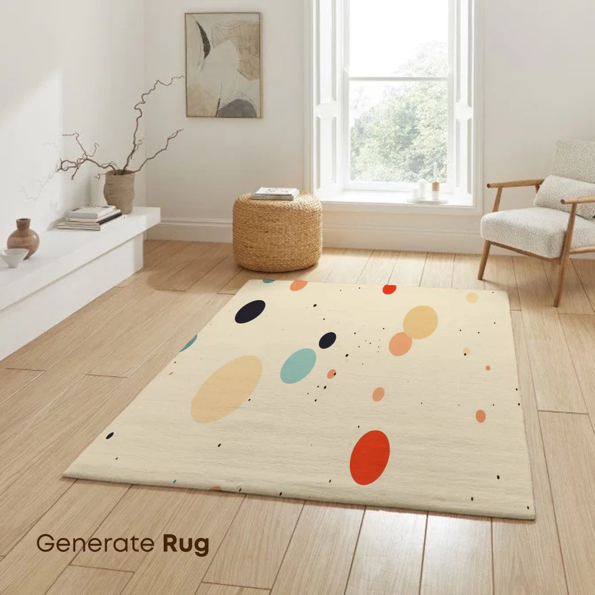 Dot Constellation: Abstract Polka Harmony - Image 6