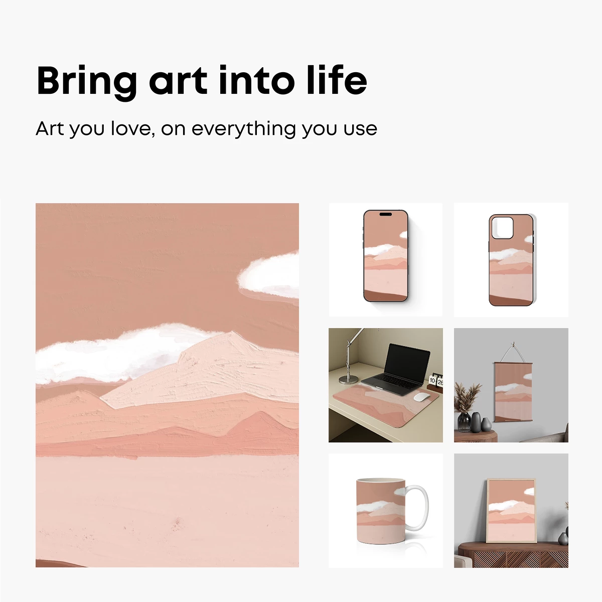 Desert Dawn Palette: Abstract Sandscapes - Image 2