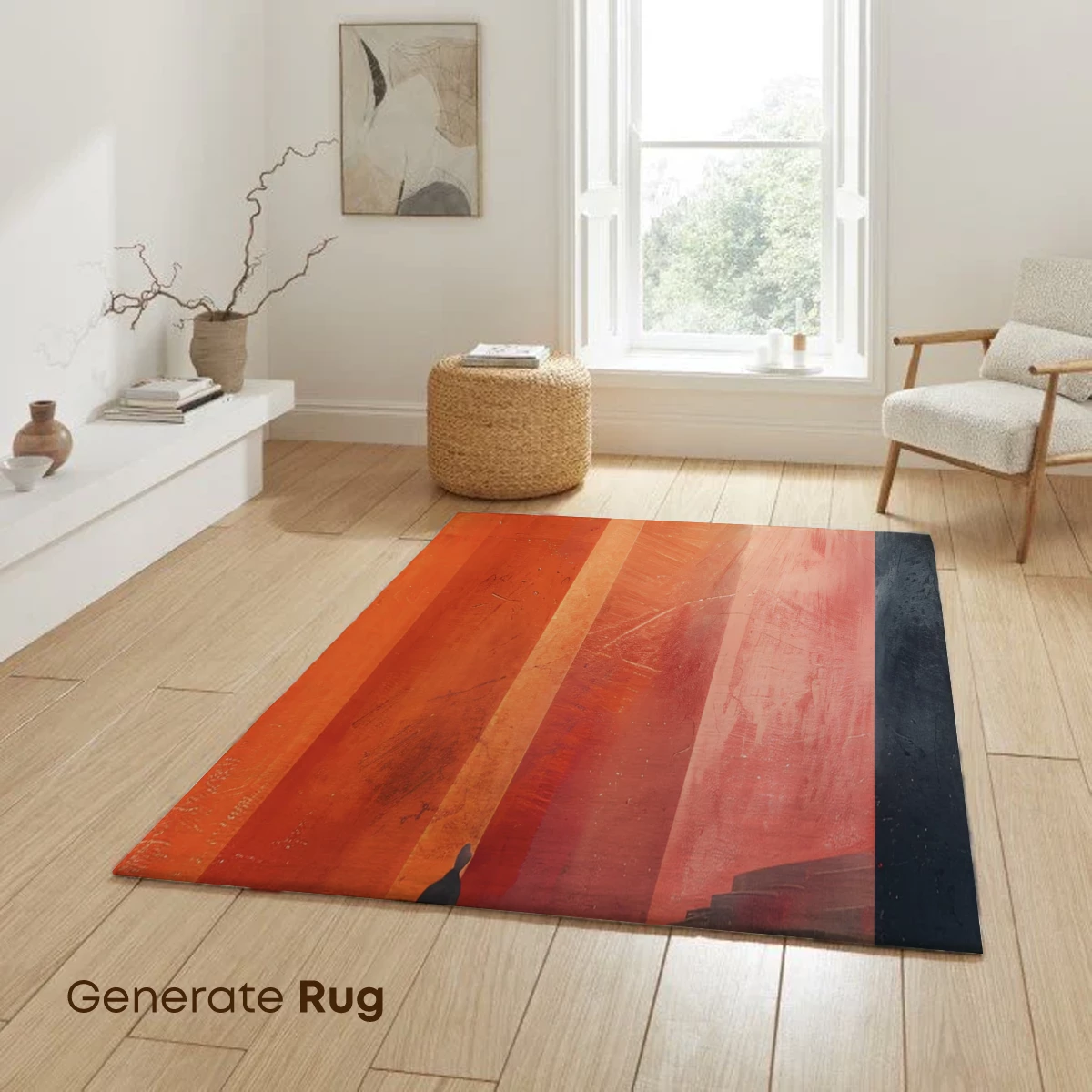 Ascending Solitude: Monochromatic Staircase in Ethereal Light - Image 6