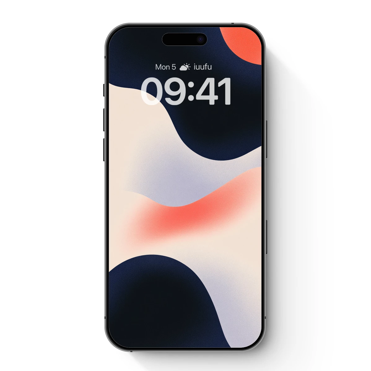 Abstract Waves in Coral and Navy Abstract Waves in Coral and Navy