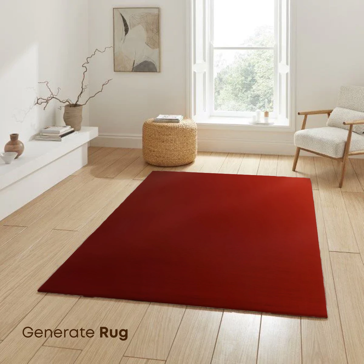 Crimson Haze: Abstract Fluidity in Warm Tones - Image 6