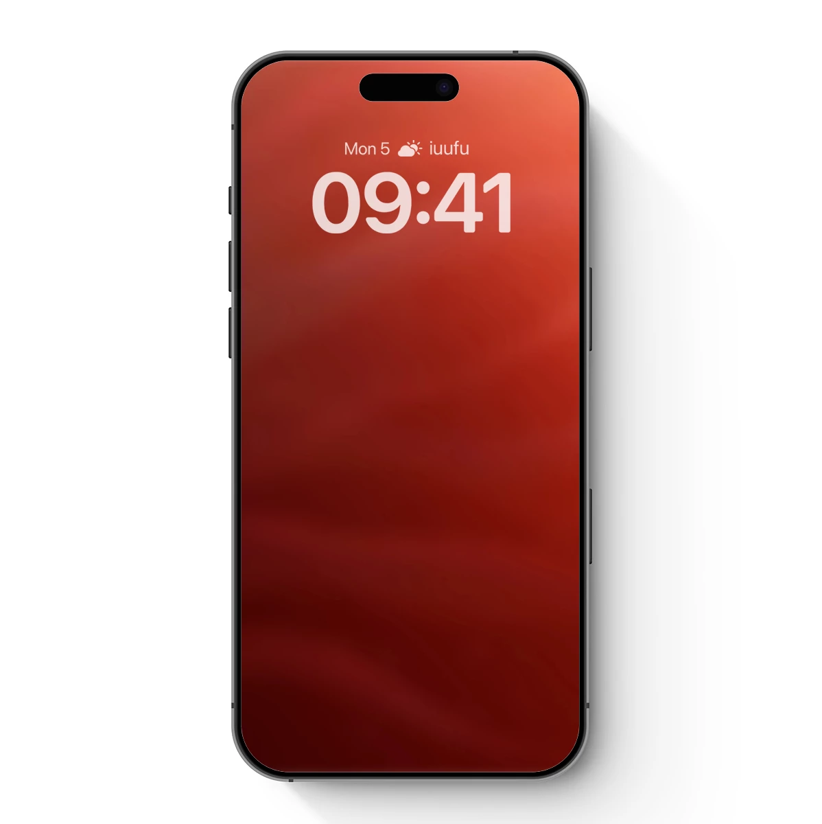 Crimson Haze: Abstract Fluidity in Warm Tones