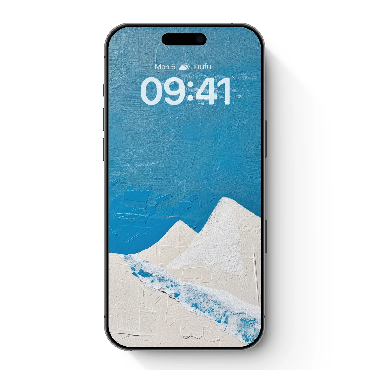 Eternal Snow Peaks: Abstract Alpine Serenity