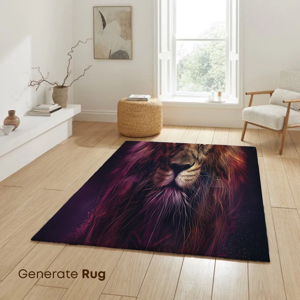 Cosmic Lion: A Symphony of Stars and Mane - Image 6