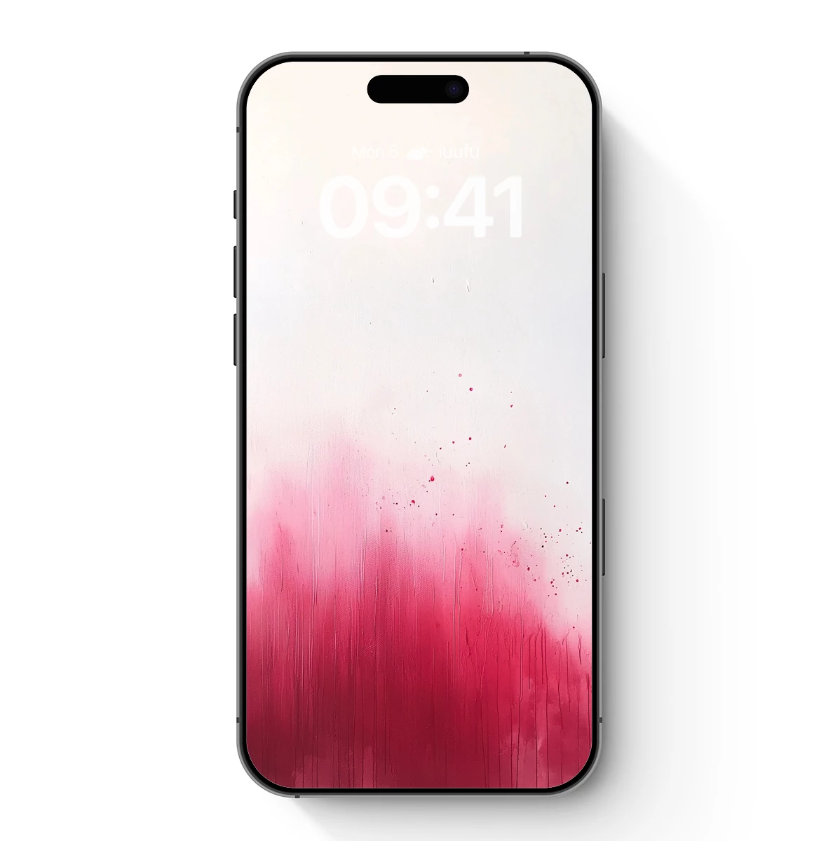 Crimson Rainfall: Abstract Watercolor Drama