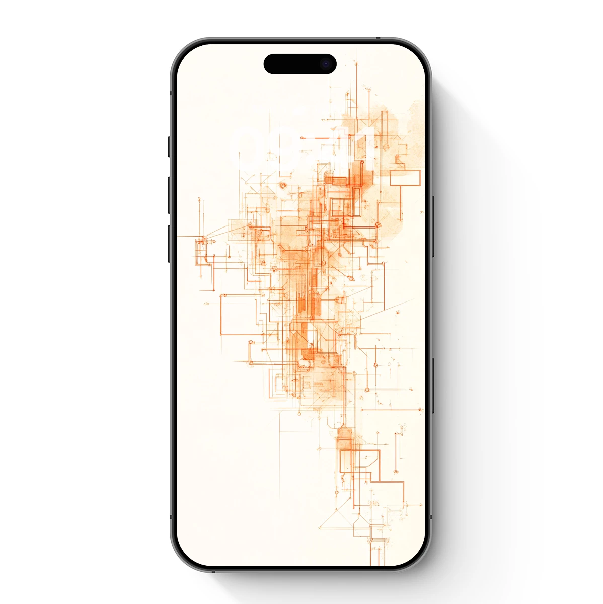 Circuit Symphony: Orange Tech Threads