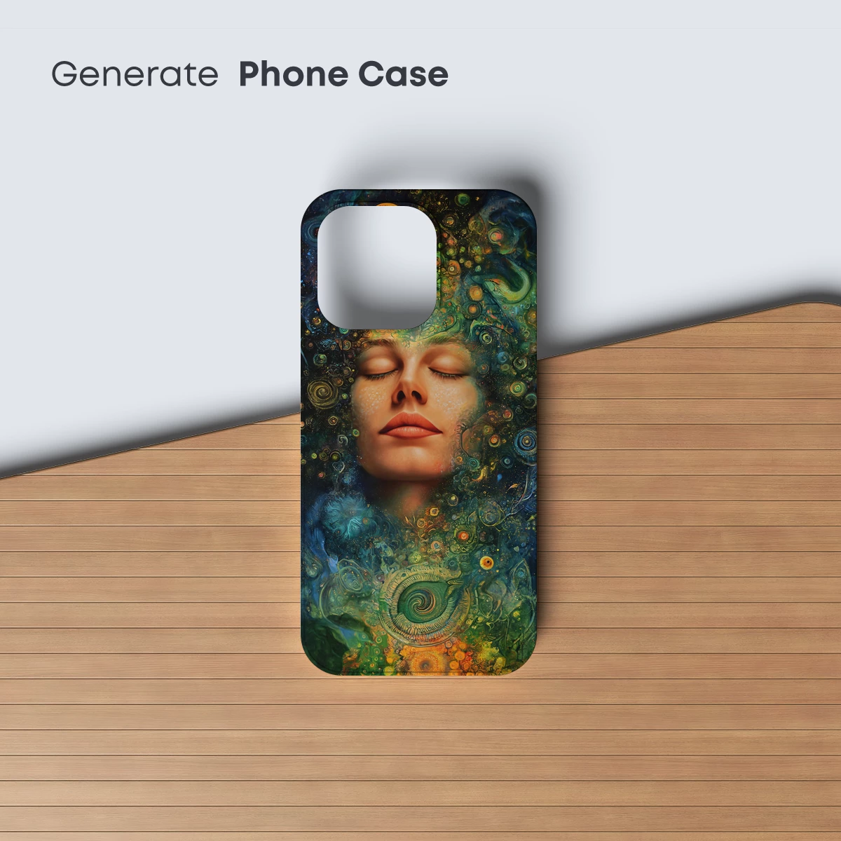 Cosmic Dreamer: Surreal Portrait in Vibrant Galaxies - Image 3