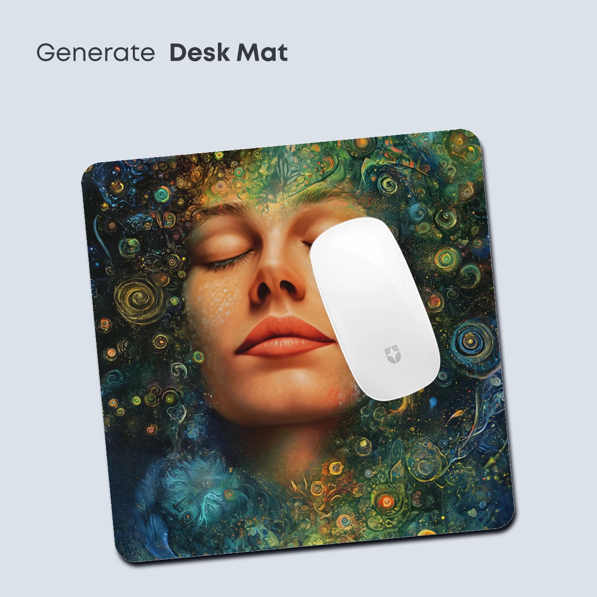 Cosmic Dreamer: Surreal Portrait in Vibrant Galaxies - Image 4