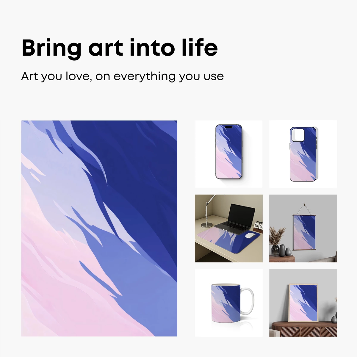 Ethereal Feather Symphony in Pastel Hues - Image 2