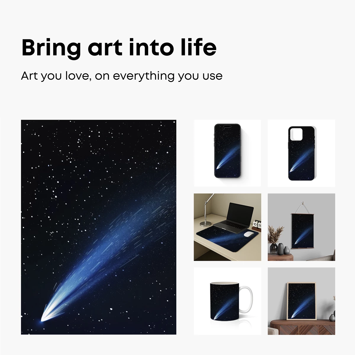 Cosmic Comet: A Stellar Symphony - Image 2