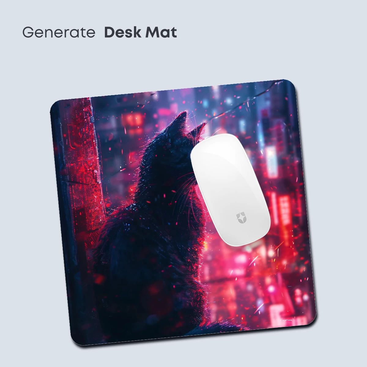 Cyberpunk Cat: Neon Dreams in the Rain - Image 4