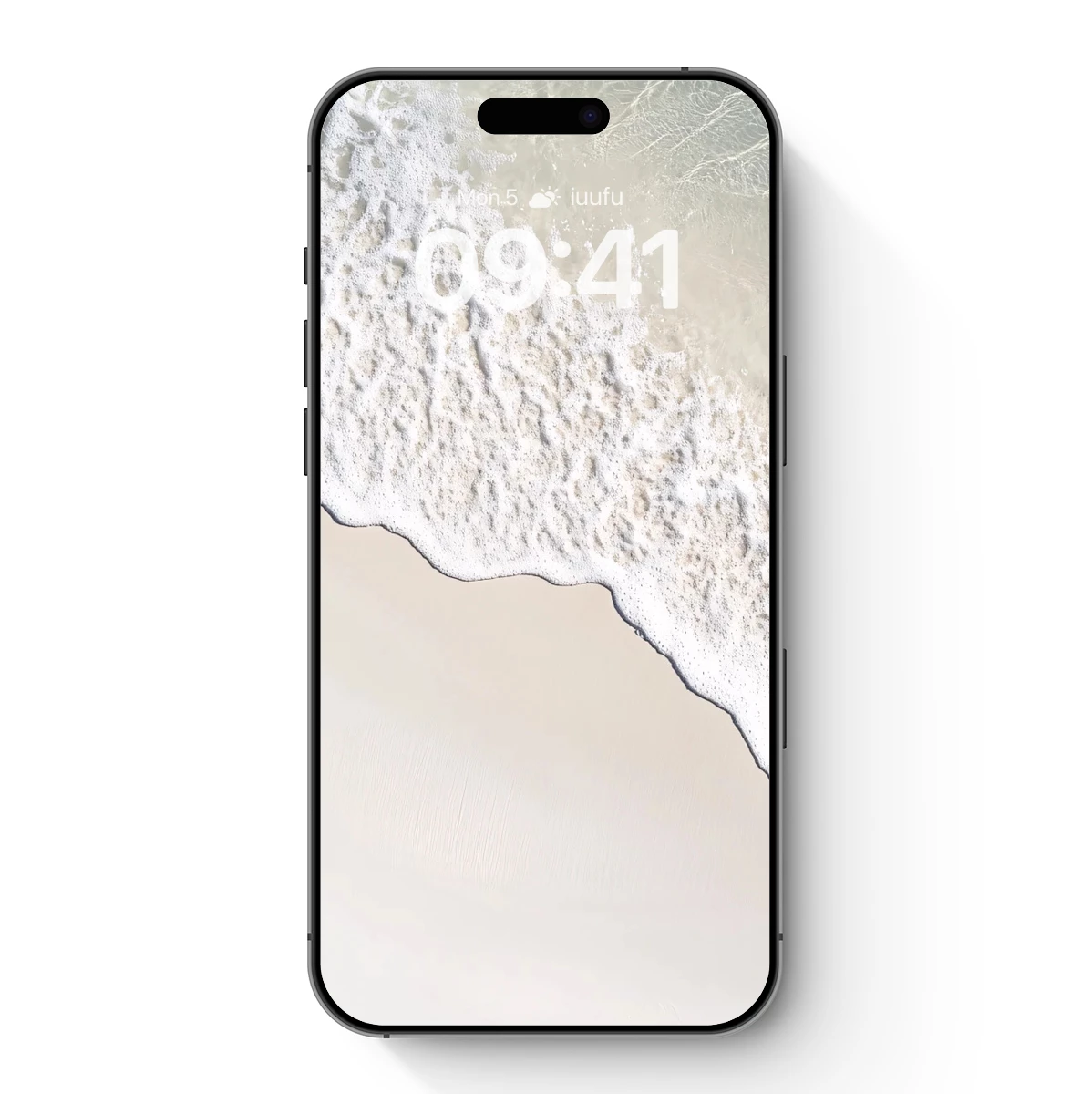 Eternal Shoreline: Serene Waves Kiss White Sands