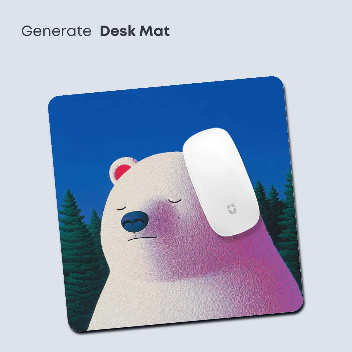 Dreamy Polar Bear in Neon Twilight - Image 4