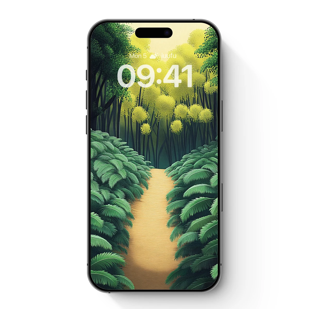 Enchanted Fern Path: A Luminous Forest Journey