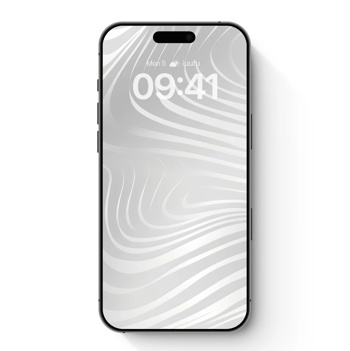 Elegant Flow: Abstract Wavy Lines in Monochrome