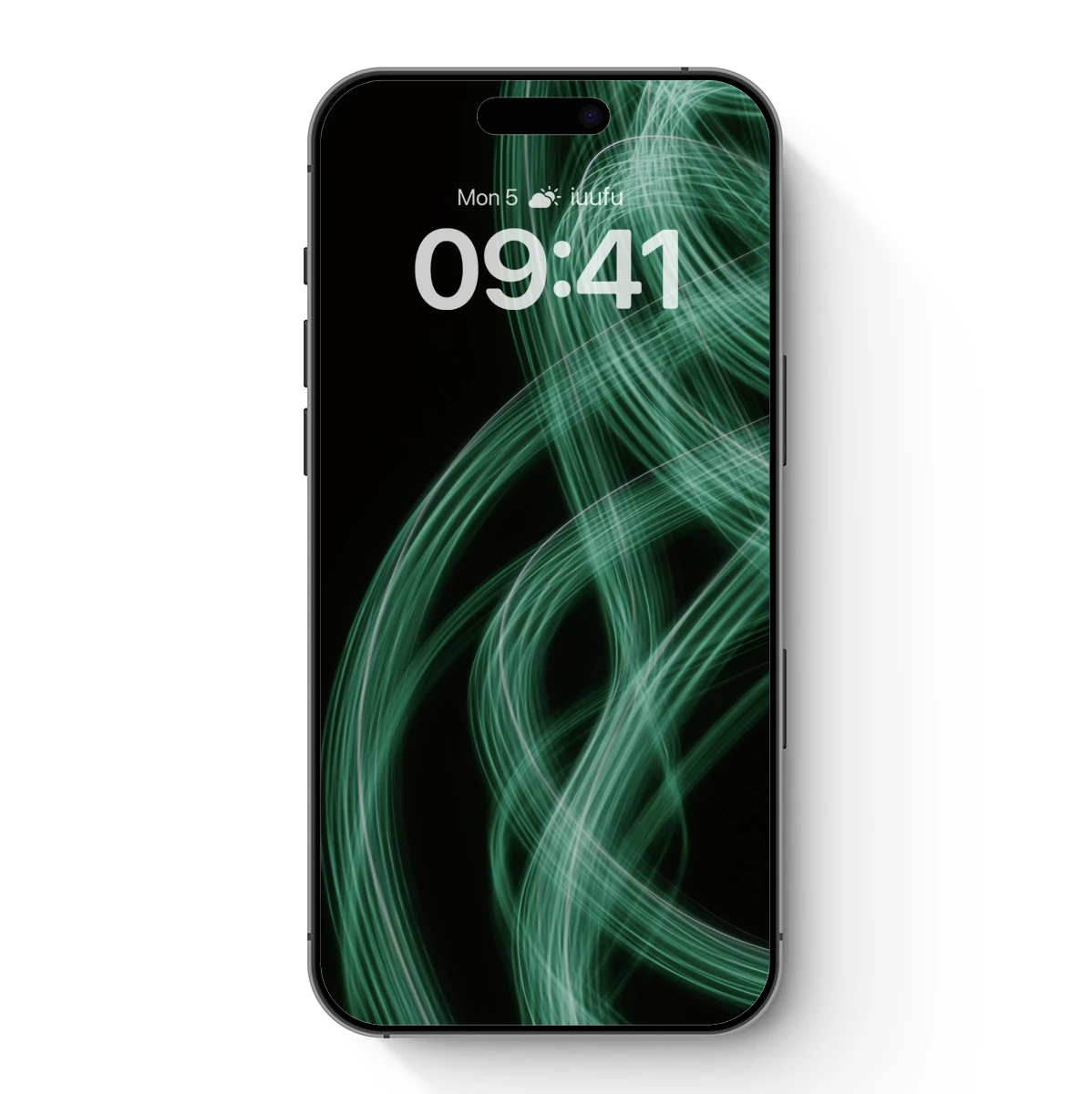 Ethereal Green Spirals: A Dance of Light