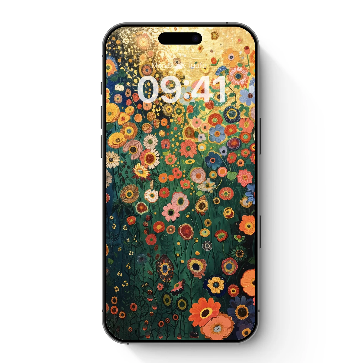 Garden of Whimsical Blooms: A Klimt-Inspired Floral Symphony Garden of Whimsical Blooms: A Klimt-Inspired Floral Symphony