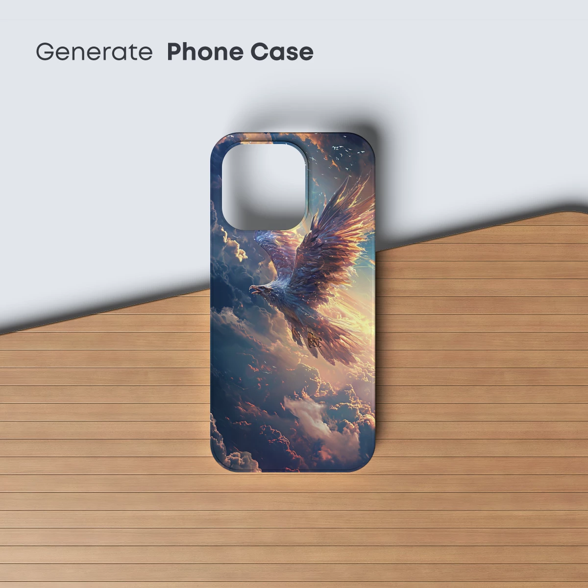 Eagle Soaring Through Celestial Clouds - Image 3