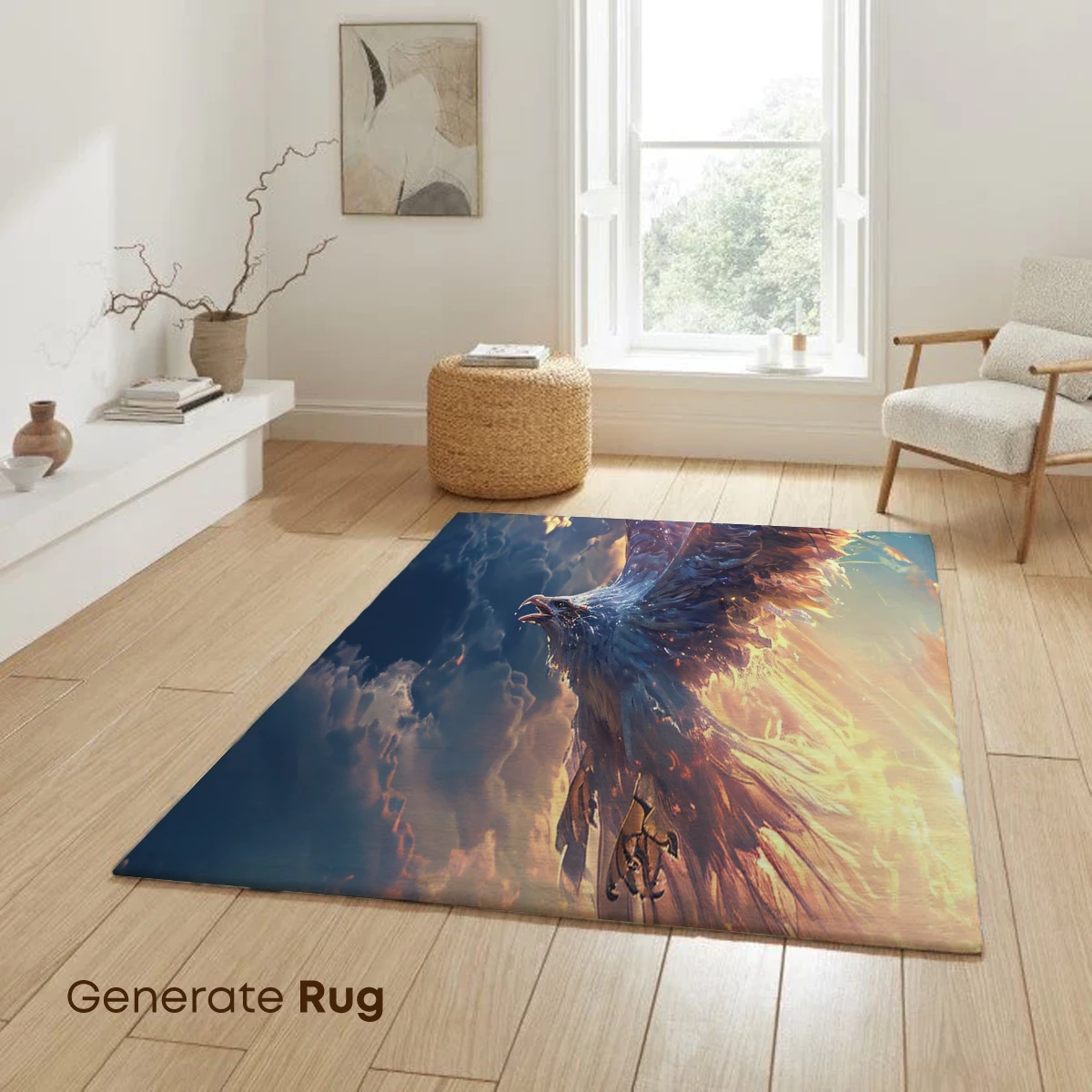 Eagle Soaring Through Celestial Clouds - Image 6