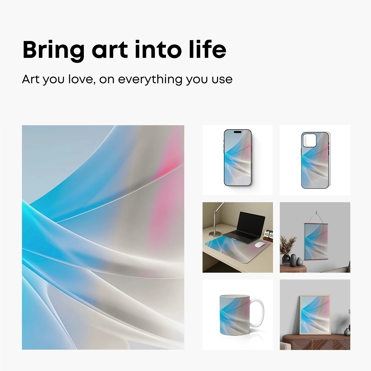 Ethereal Silk Waves: A Dance of Light and Form - Image 2