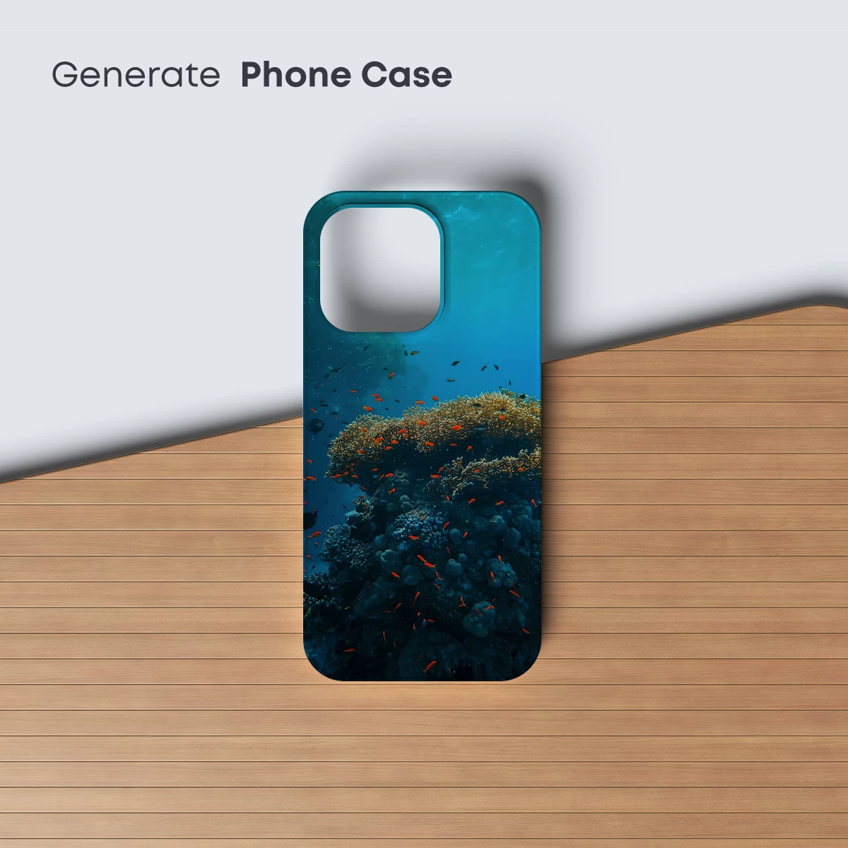 Coral Reef Symphony: Vibrant Fish Among Azure Depths - Image 3