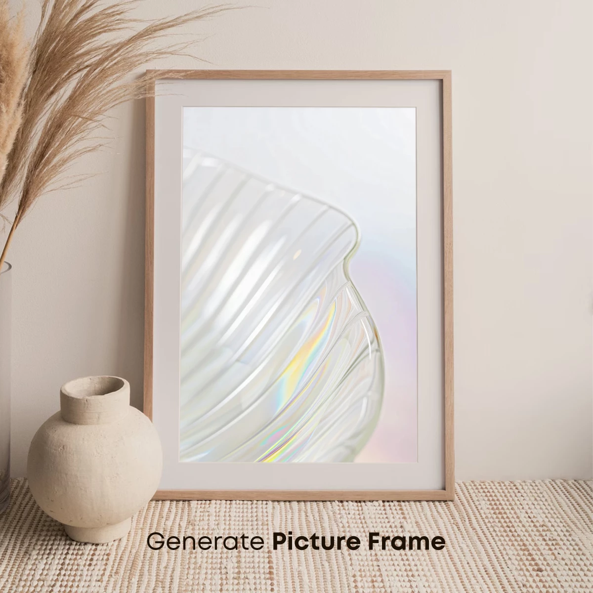 Iridescent Glass Elegance: A Symphony of Light and Form - Image 7