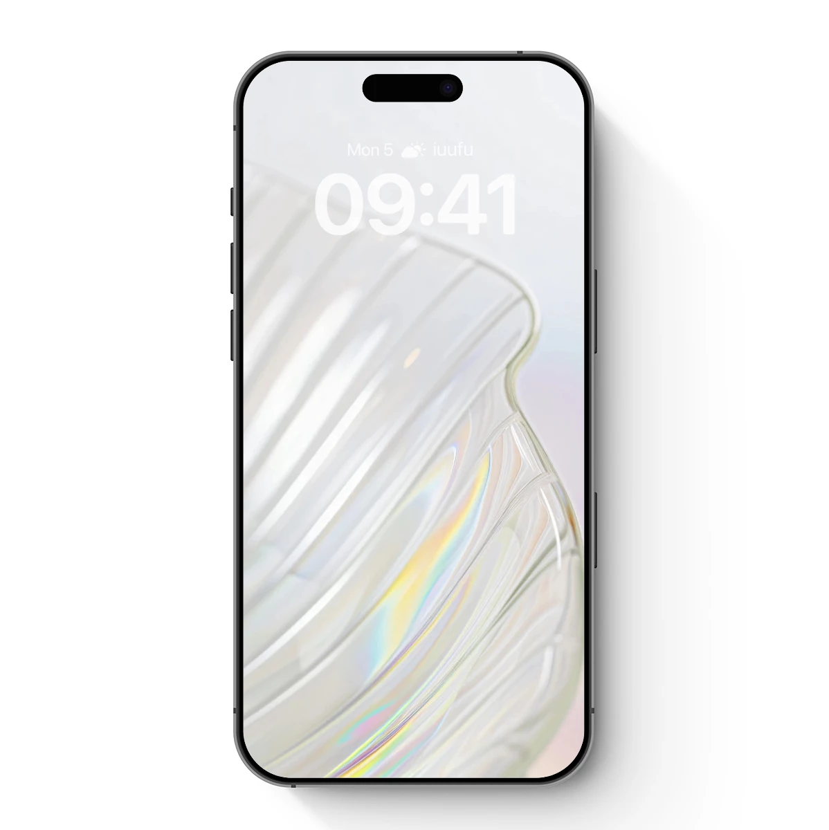 Iridescent Glass Elegance: A Symphony of Light and Form