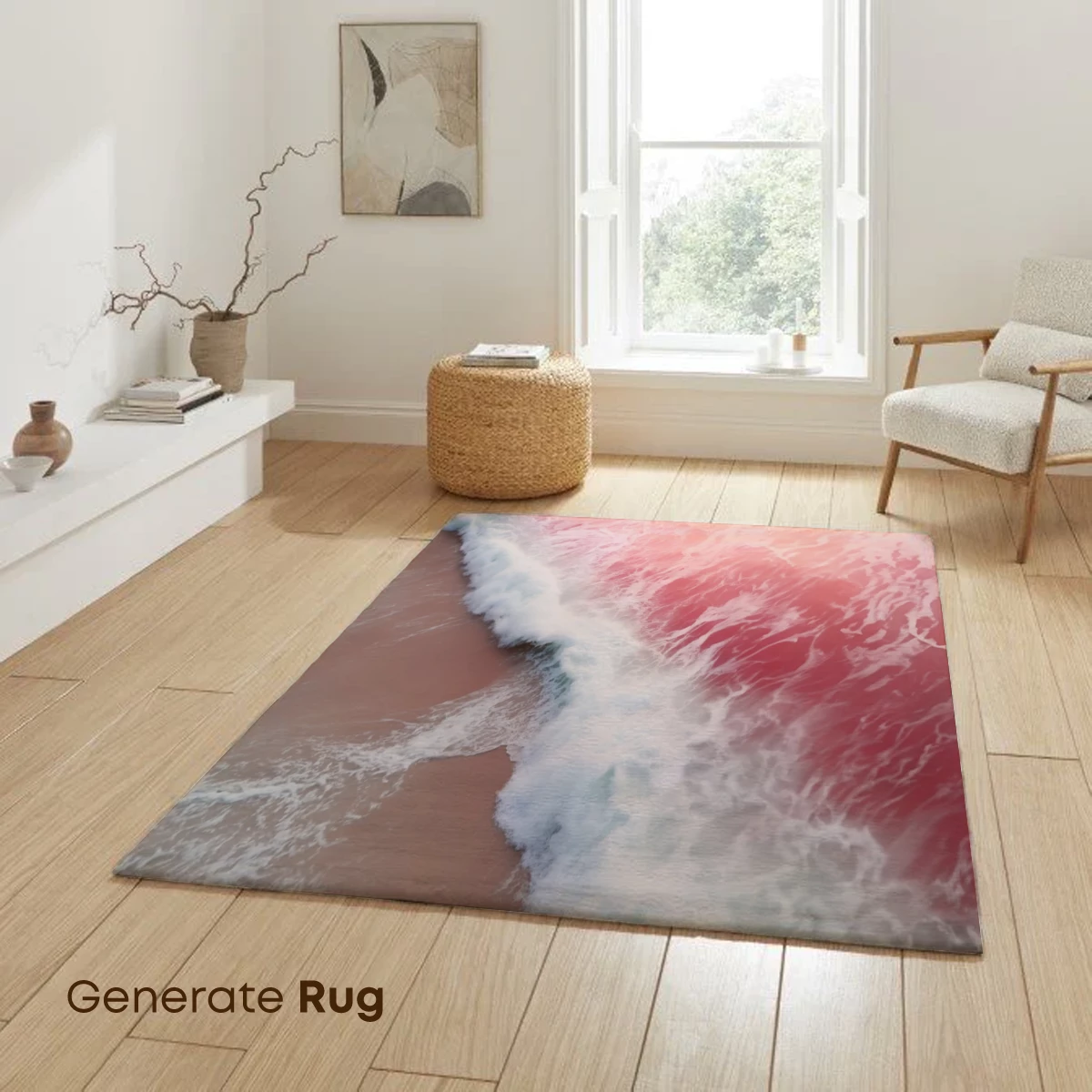 Crimson Tide: Ocean Waves at Sunset - Image 6