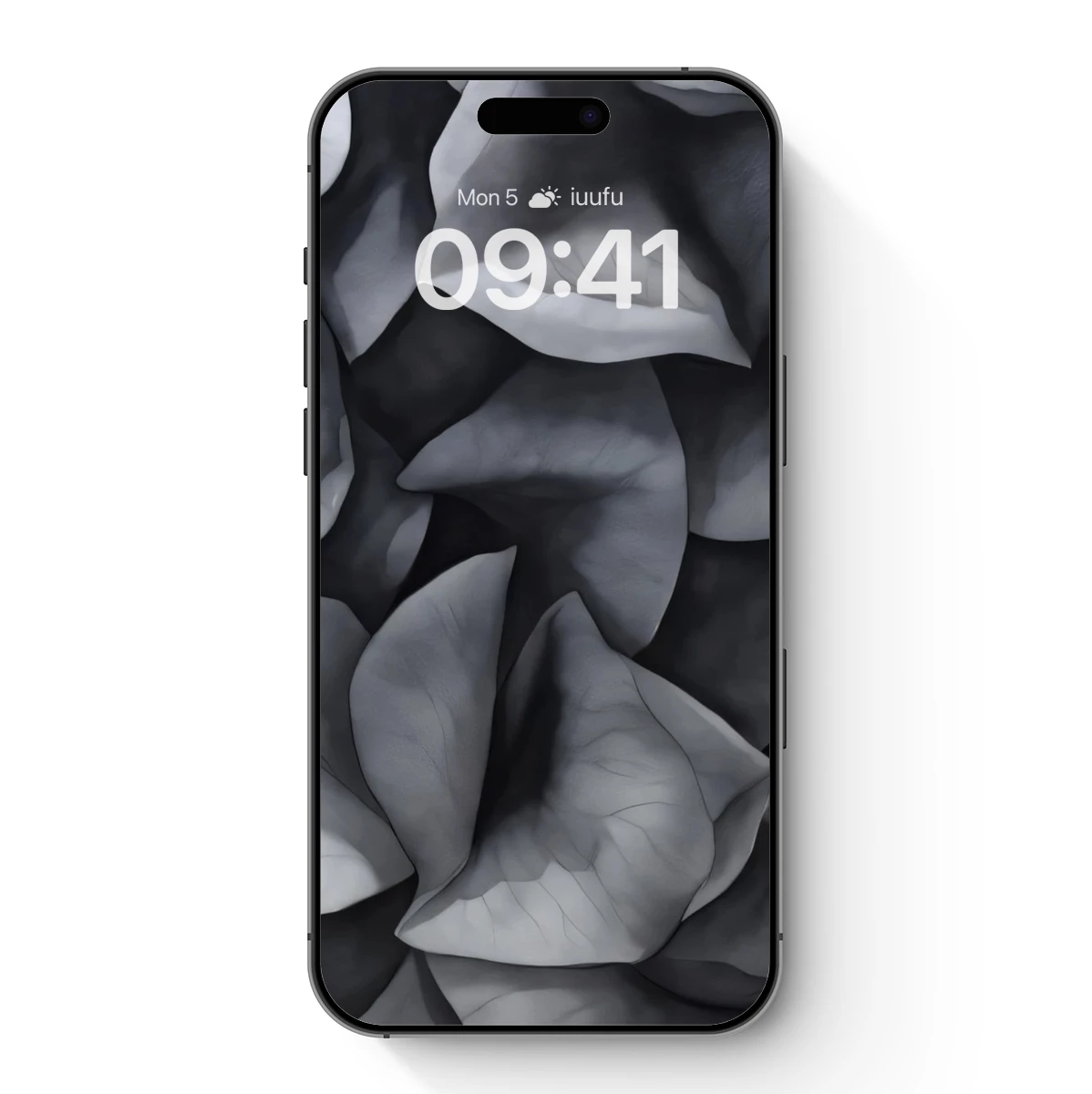 Monochrome Leaf Symphony: Abstract Botanical Art