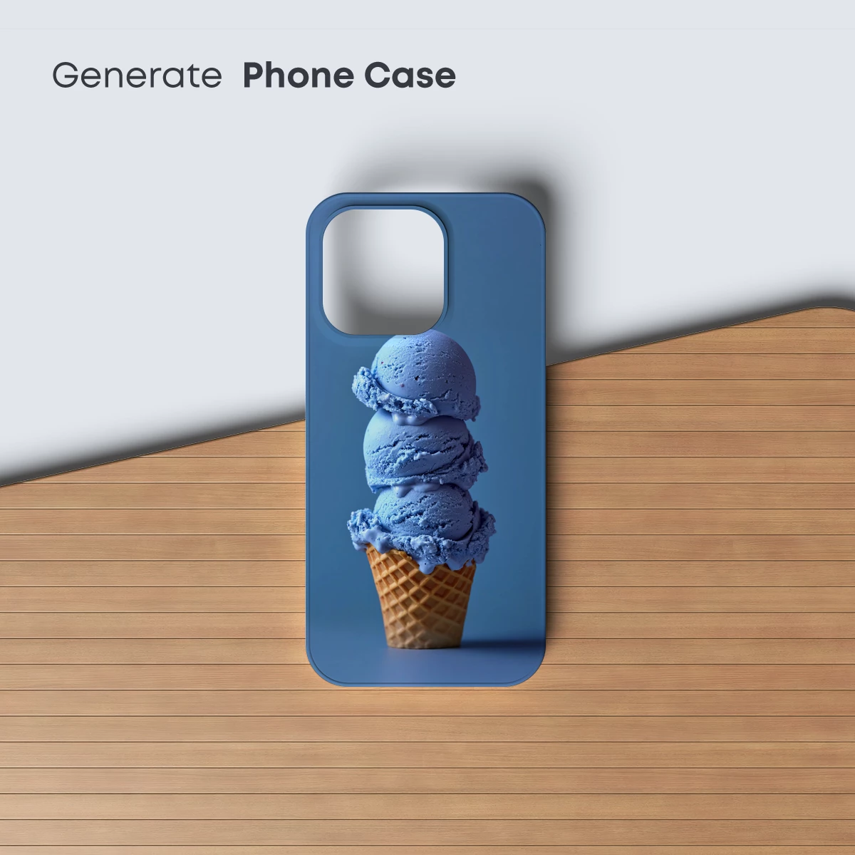 Azure Ice Cream Elegance - Image 3