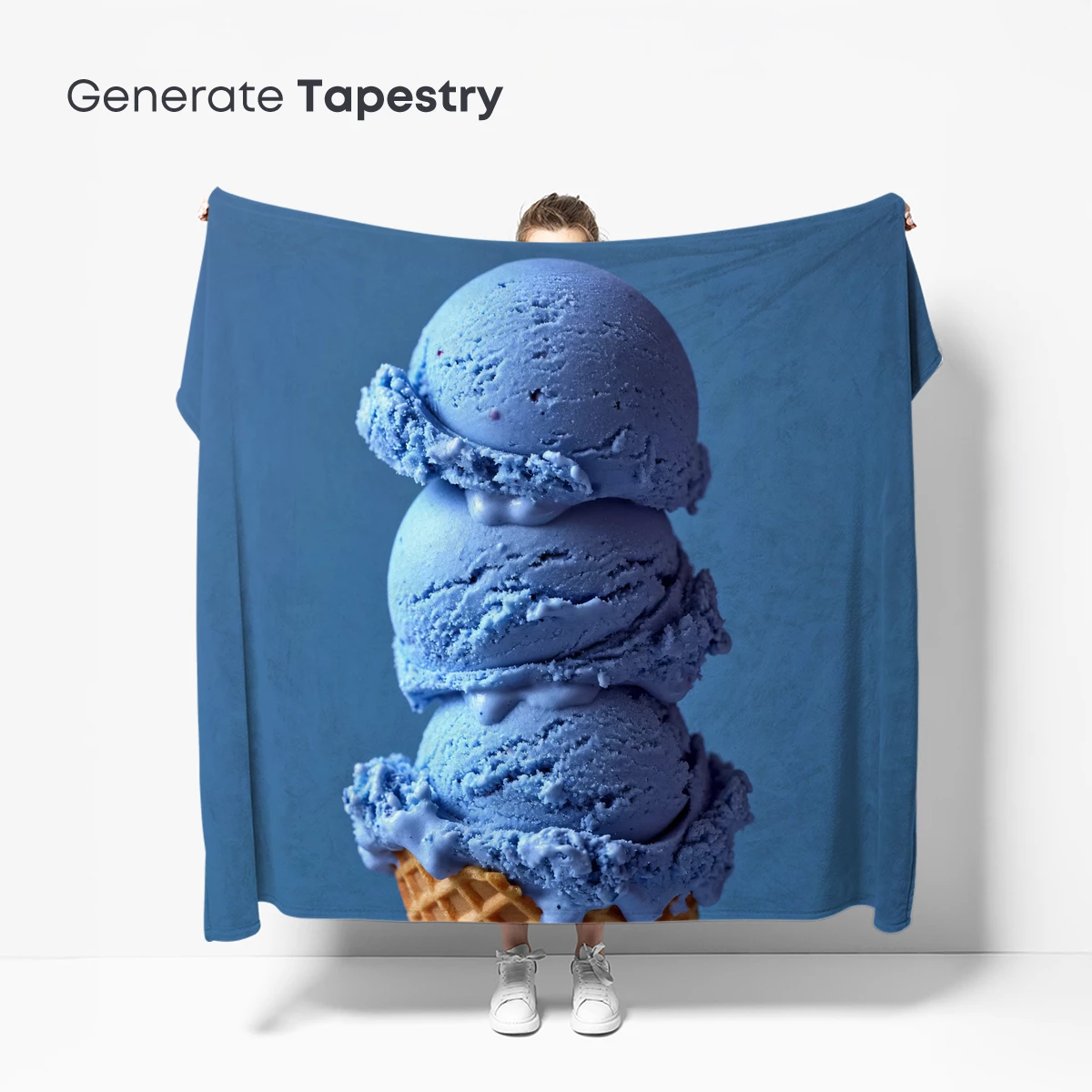 Azure Ice Cream Elegance - Image 5