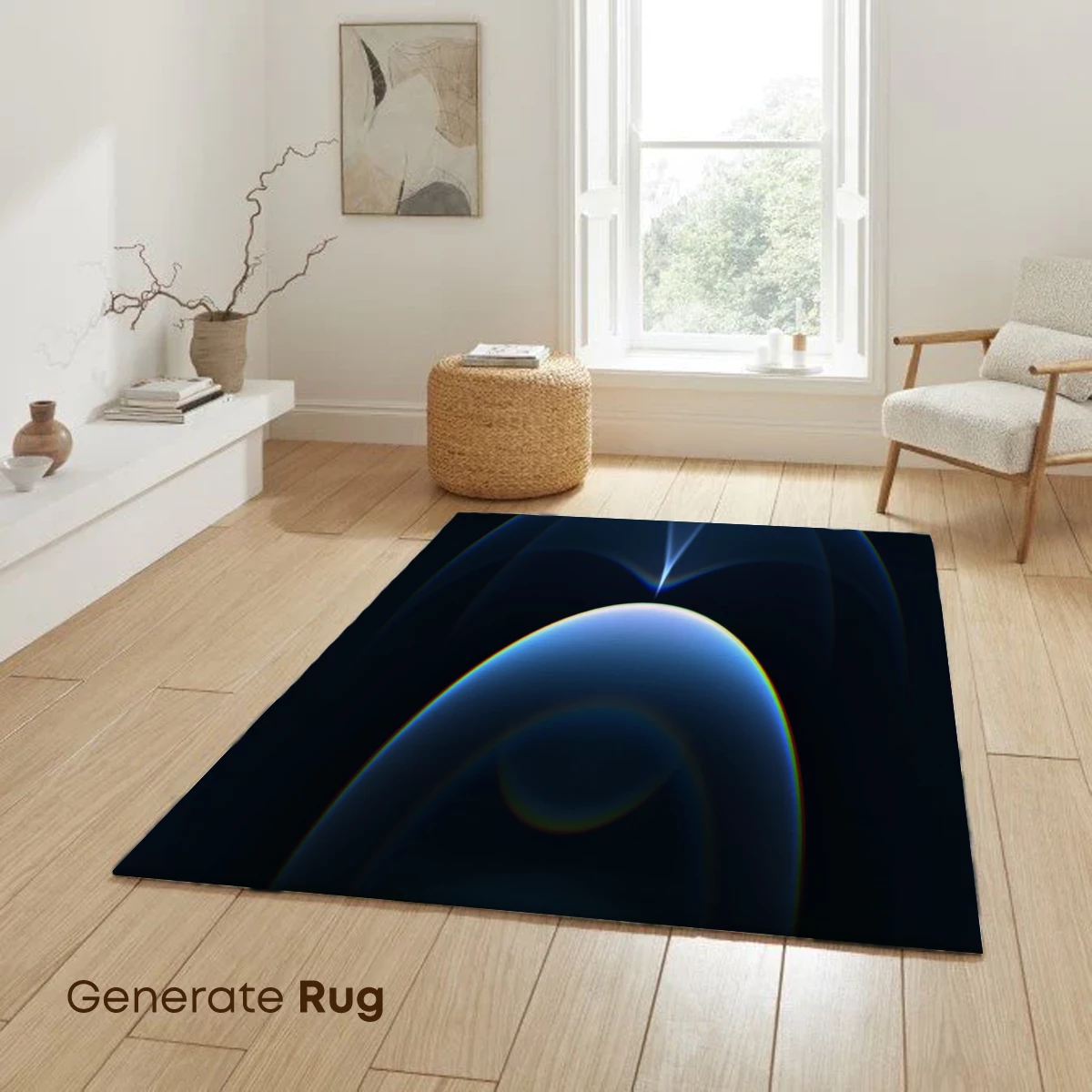 Ethereal Blue Spheres: A Symphony of Light and Shadow - Image 6
