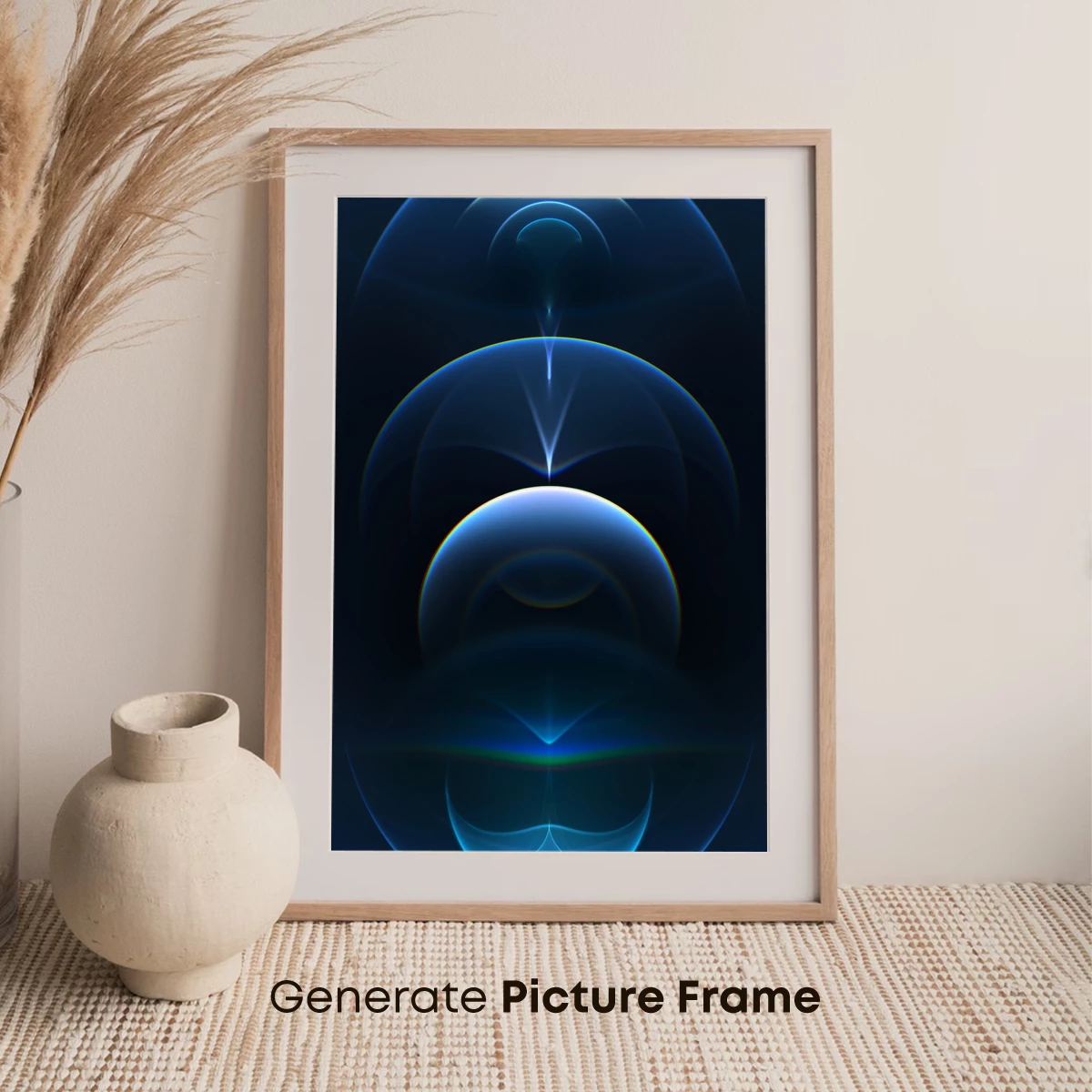 Ethereal Blue Spheres: A Symphony of Light and Shadow - Image 7