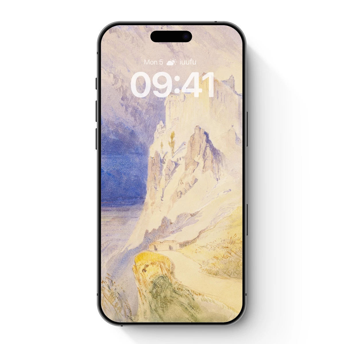 Cliffside Fortress: Watercolor Majesty Cliffside Fortress: Watercolor Majesty