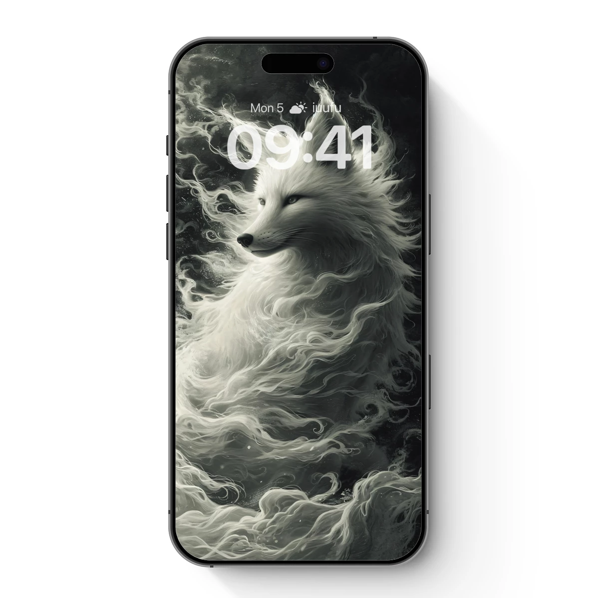 Ethereal Fox in Misty Dreamscape