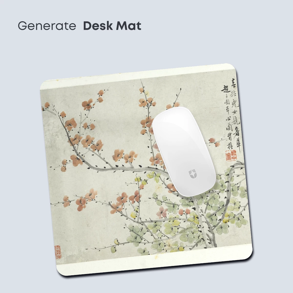 Blossoming Branches in Soft Hues: A Delicate Floral Artistry - Image 4