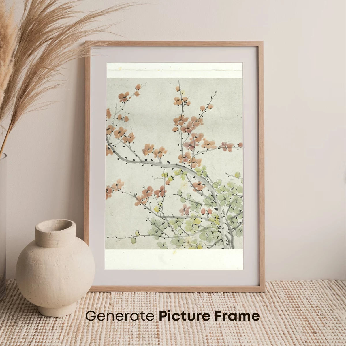 Blossoming Branches in Soft Hues: A Delicate Floral Artistry - Image 7