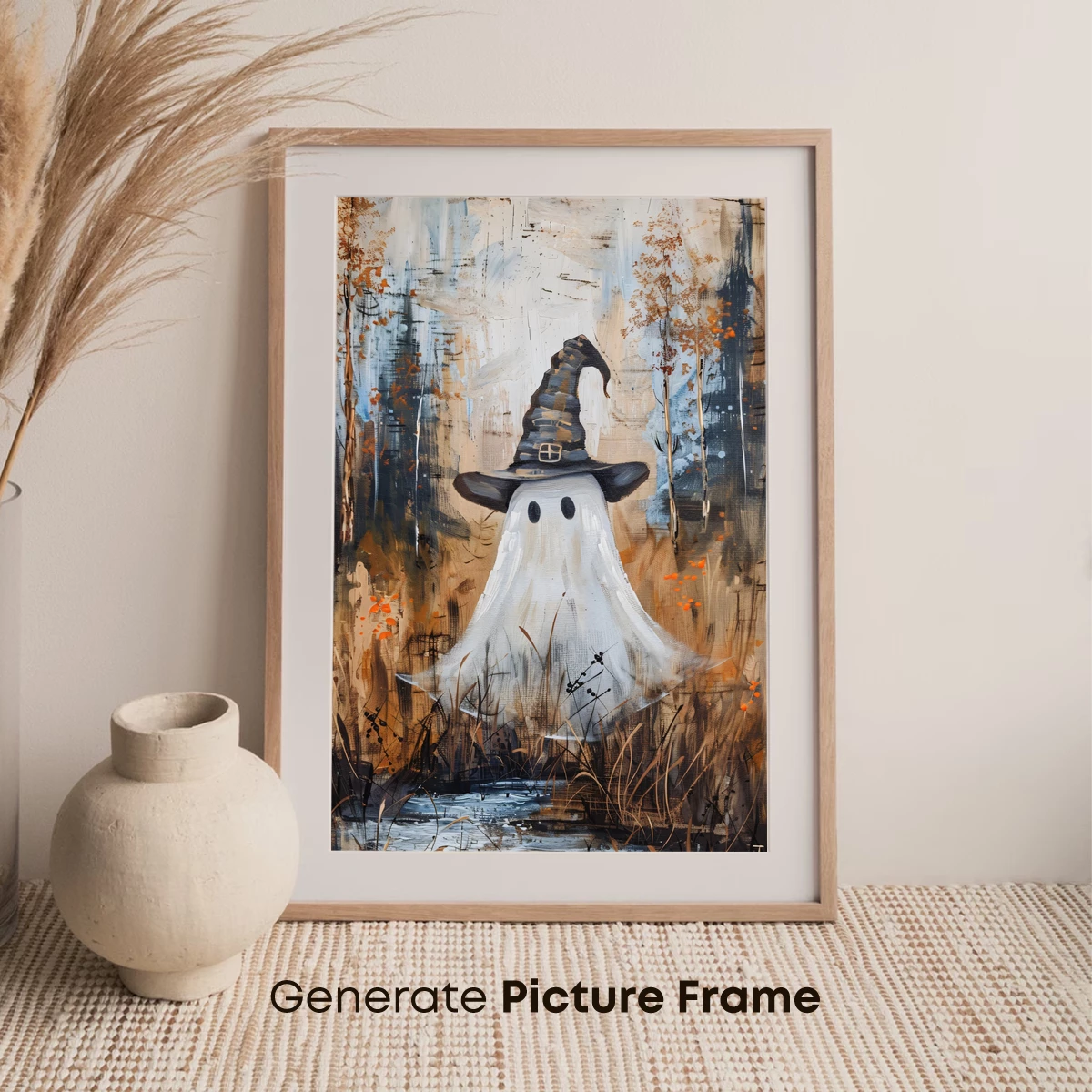 Ghostly Witch in Autumn Woods - Image 7