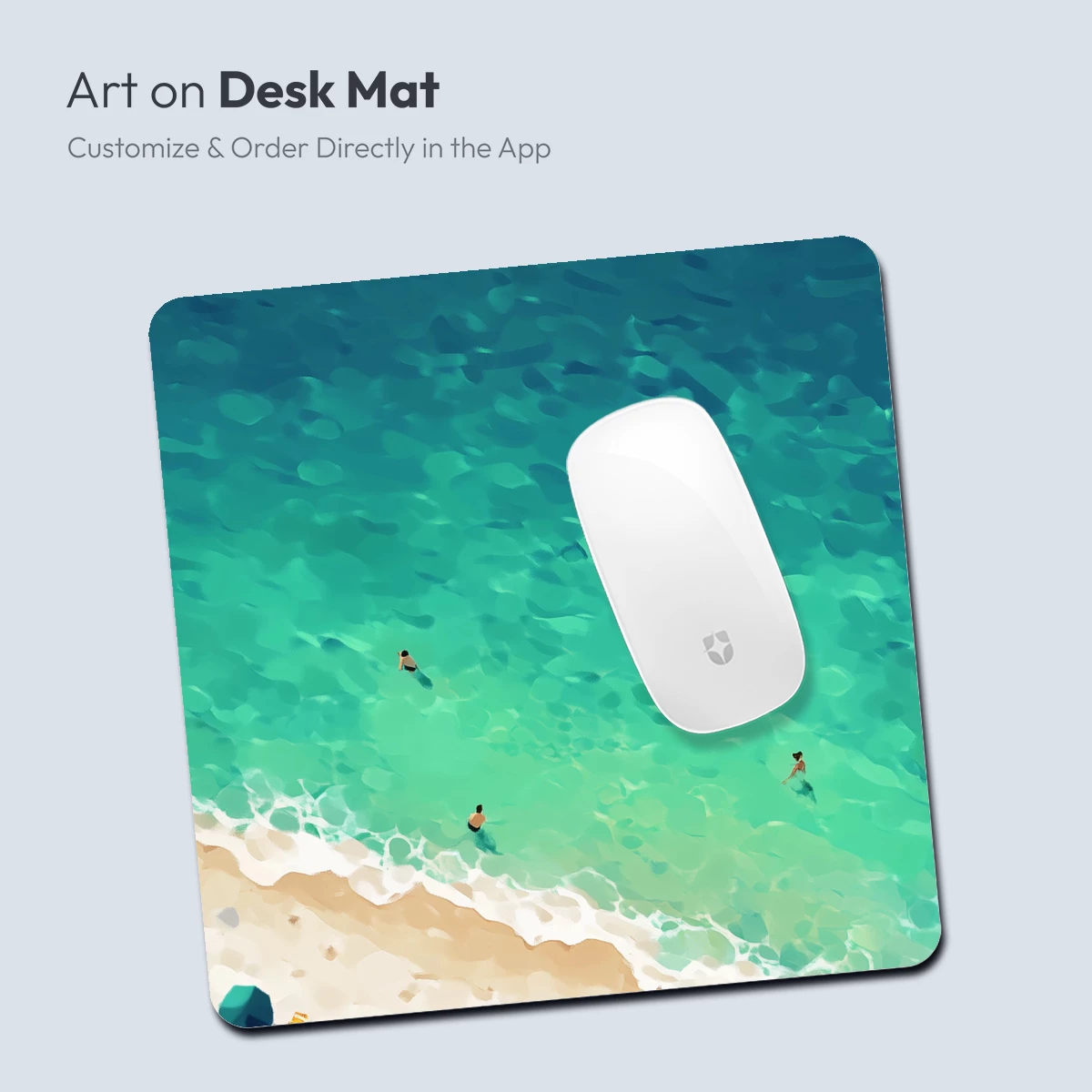 Aqua Serenity: Beachside Bliss in Digital Artistry - Image 4