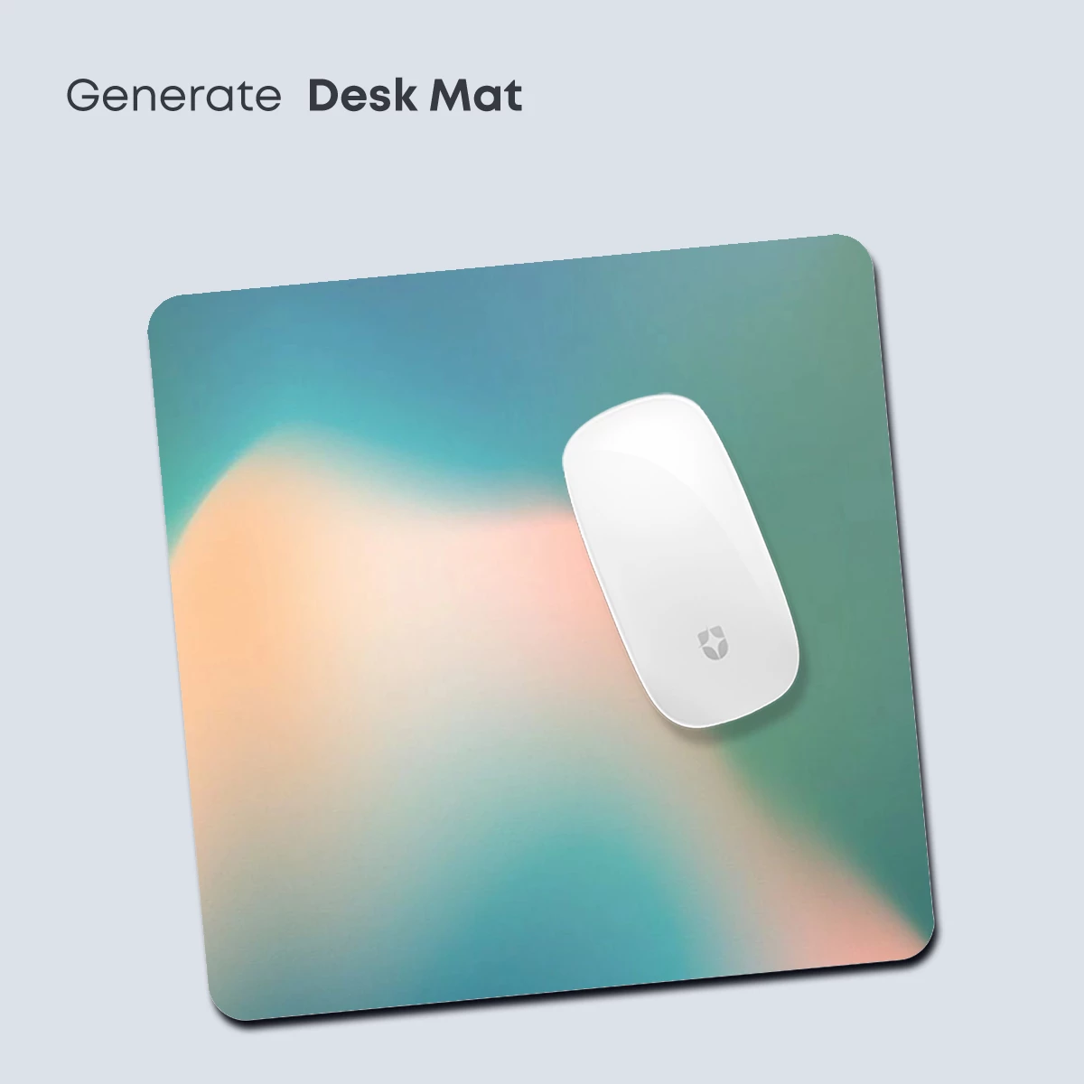 Abstract Teal and Peach Fusion - Image 4