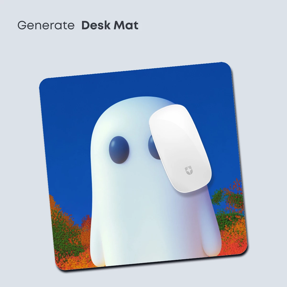 Cute Ghost in Autumn Wonderland - Image 4